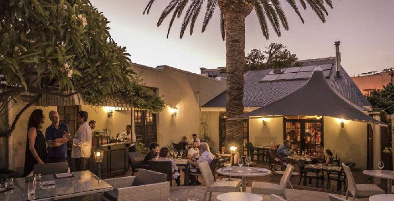 6 course meal at Aubergine restaurant with wine pairing for 4 people